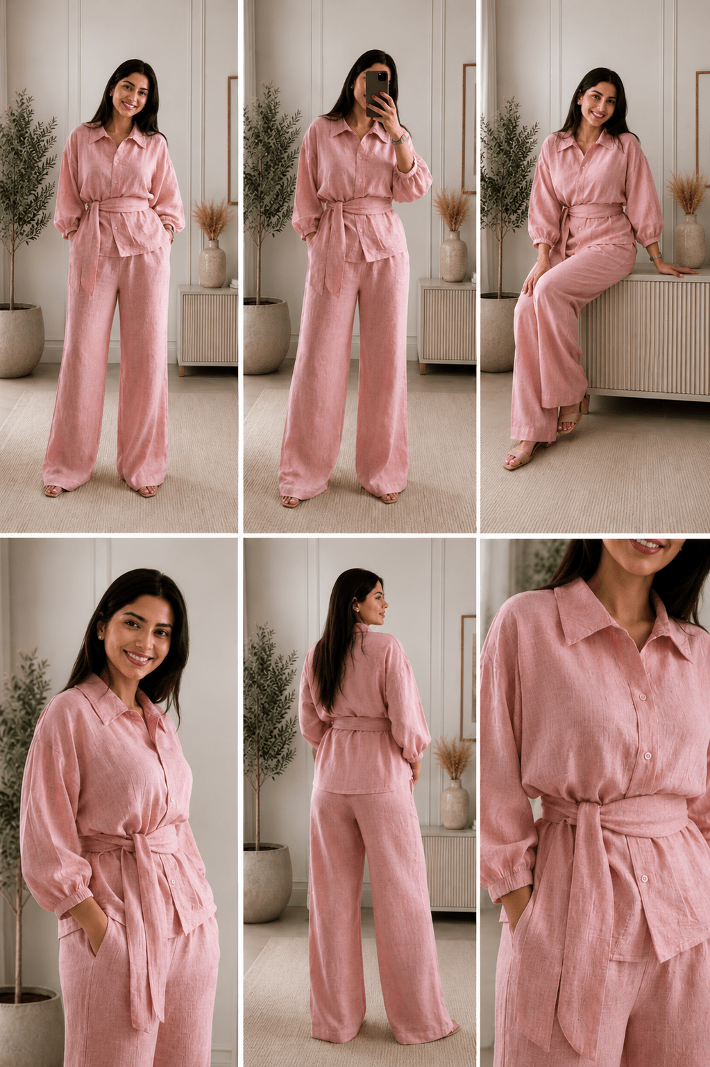 Ensemble moderne en lin 100% italien - Billamod