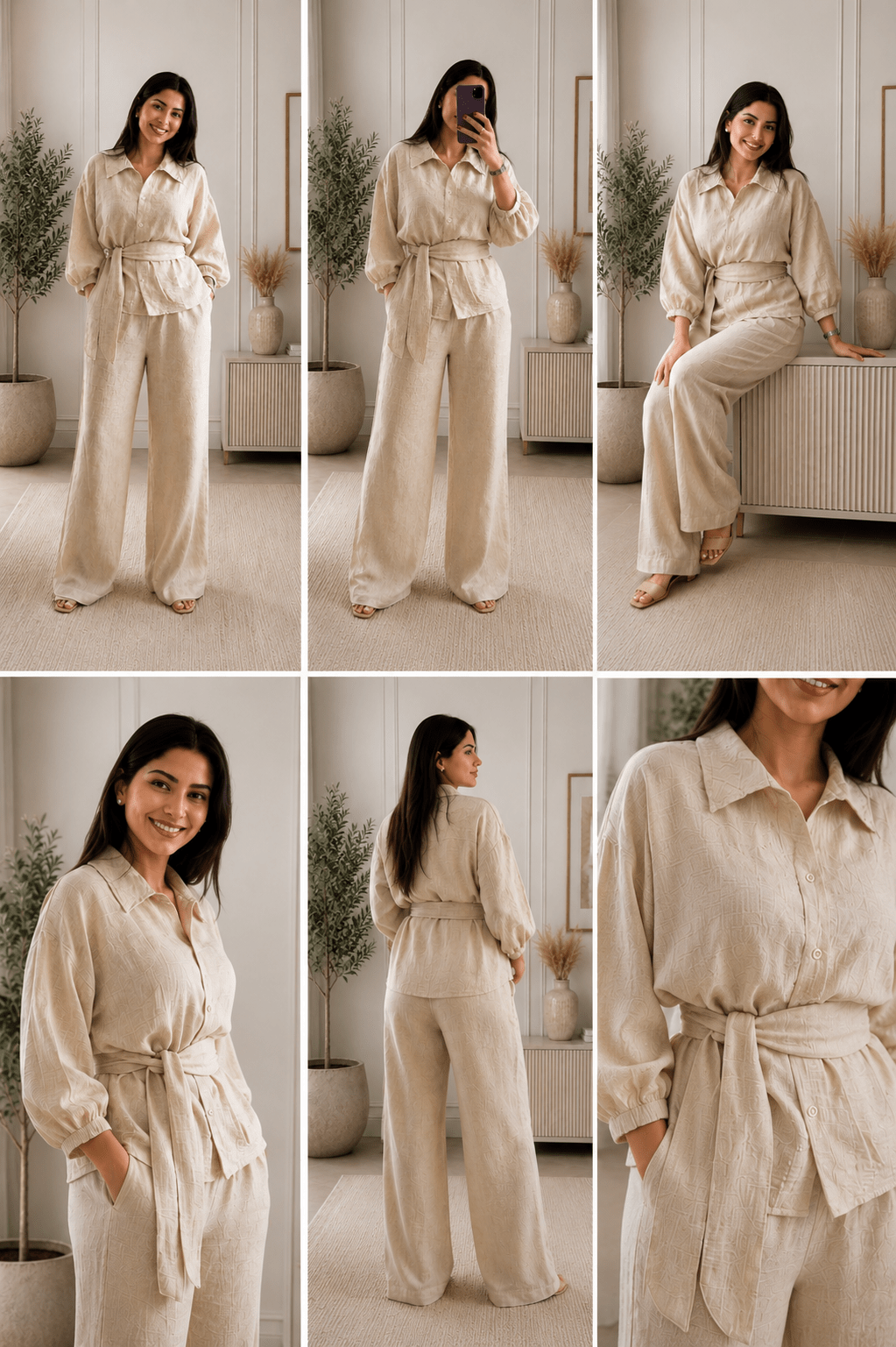 Ensemble moderne en lin 100% italien - Billamod