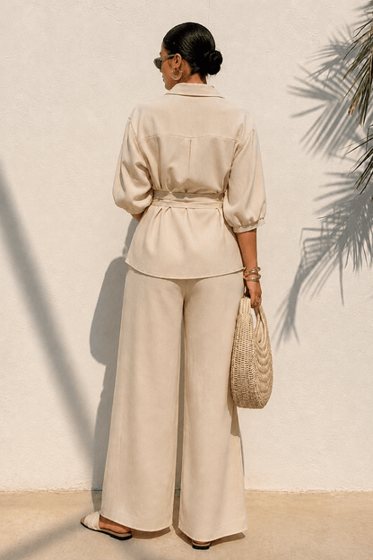 Ensemble moderne en lin - اونسوبل أنيق بقصة عصرية - Billamod