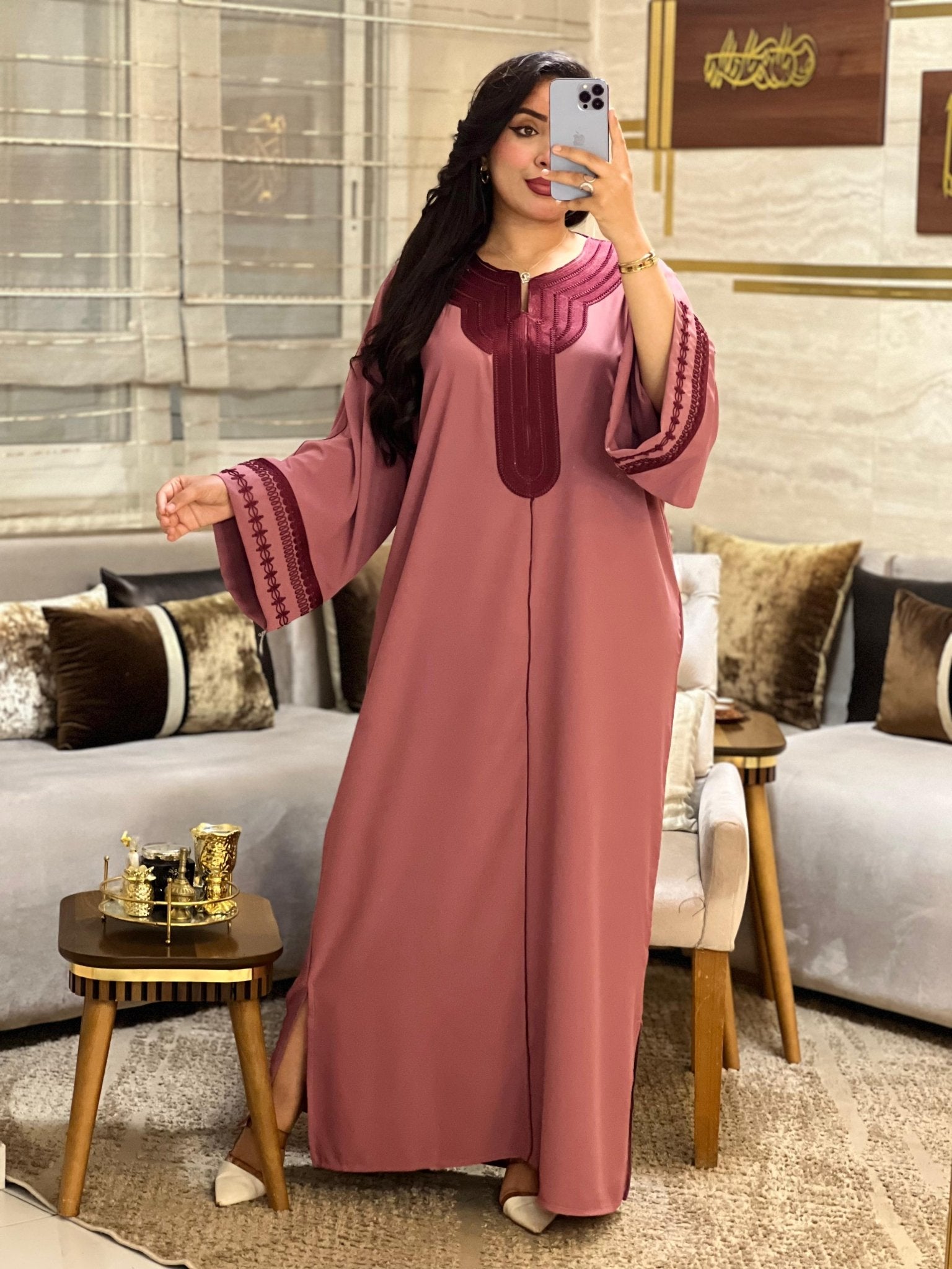 قفطان مغربي راقٍ يمنحك إطلالة أنيقة في كل مناسبة ✨ - Billamod